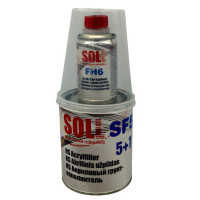 Грунт акриловий SOLL SF5 чорний 5+1 0,75л із затверджувачем FH5 0,15л (арт.SF5B09)