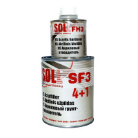 Грунт акриловий SOLL SF3 1л темно-сірий 4+1 із затверджувачем FH3 0,25л (SF3 DG1)