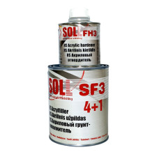 Грунт акриловий SOLL SF3 1л темно-сірий 4+1 із затверджувачем FH3 0,25л (SF3 DG1)