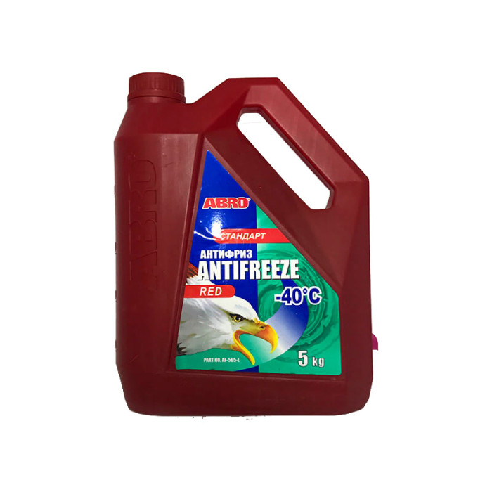 Антифриз ABRO G12 червоний концентрат AF-565-H 5 кг