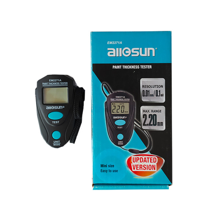Товщиномір ЛКП фарби автомобіля EM2271A з калібрувальними пластинами