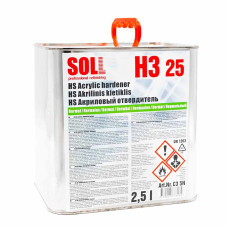 Затверджувач акриловий SOLL Н3 2,5л для лаку С3