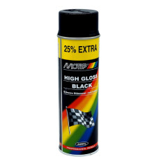 Фарба універсальна акрилова чорна глянсова MOTIP 500мл (04005IG)