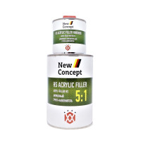 Акриловий ґрунт наповнювач New Concept HS 5:1 сірий, 900 мл