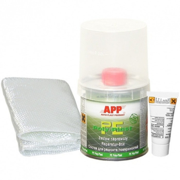 Ремонтний комплект PE Poly-Plast APP смола+тканина 0.25кг