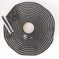 Стрічка-герметик із каучуковим ущільнювачем APP-Butyltape чорна (валик), 8мм*6м