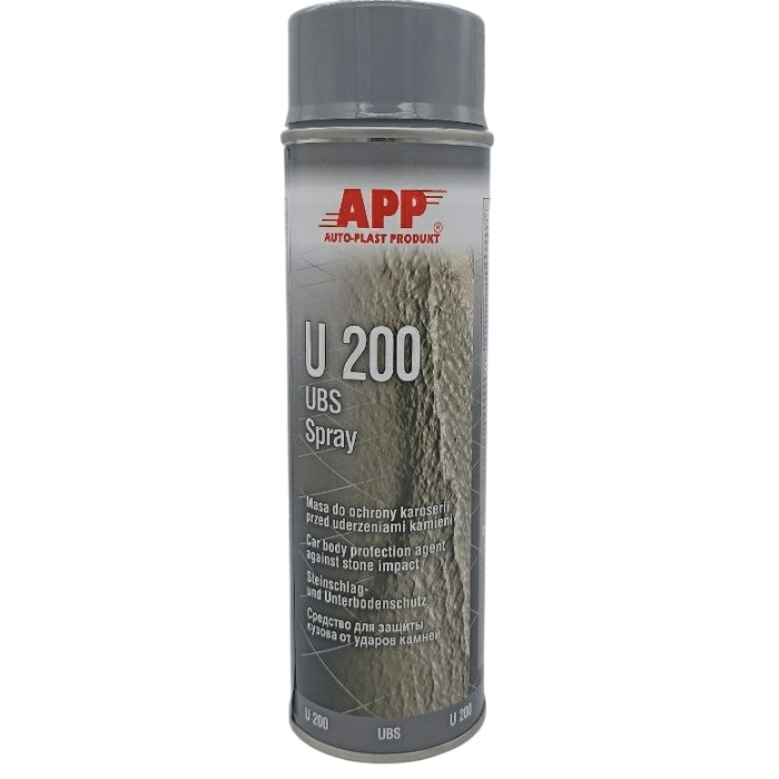 Засіб для захисту кузова APP U200 Baranek сірий аерозоль 0.5л (арт.050205)