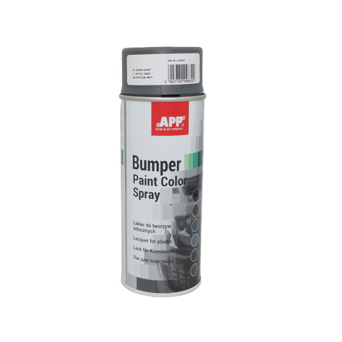 Структурна фарба бамперна світло-сіра в аерозолі APP Bumper Paint - New Line (арт.210405)
