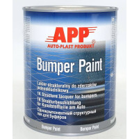 Фарба структурна для бамперів сіра 1л APP Bumper Paint 020802