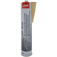 Герметик поліуретановий APP PU 50 жовтий 310мол. клеючий ущільнюючий в гільзі (арт. 040304)