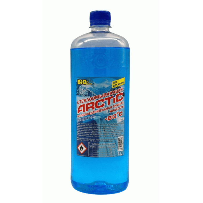 Зимовий омивач скла BioLine концентрат -80°С (1л)