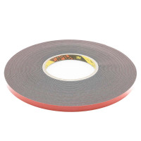 Двостороння клейка стрічка 3M 80319 PT 1100 чорна 1,1 мм * 9мм * 20м (ціна за метр)