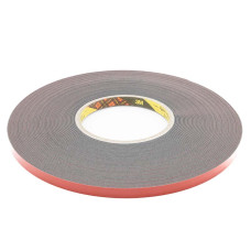 Двостороння клейка стрічка 3M 80319 PT 1100 чорна 1,1 мм * 9мм * 20м (ціна за метр)