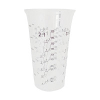 Склянка для змішування фарб та лаків з поділками APP 500 мл