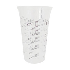 Склянка для змішування фарб та лаків з поділками APP 500 мл