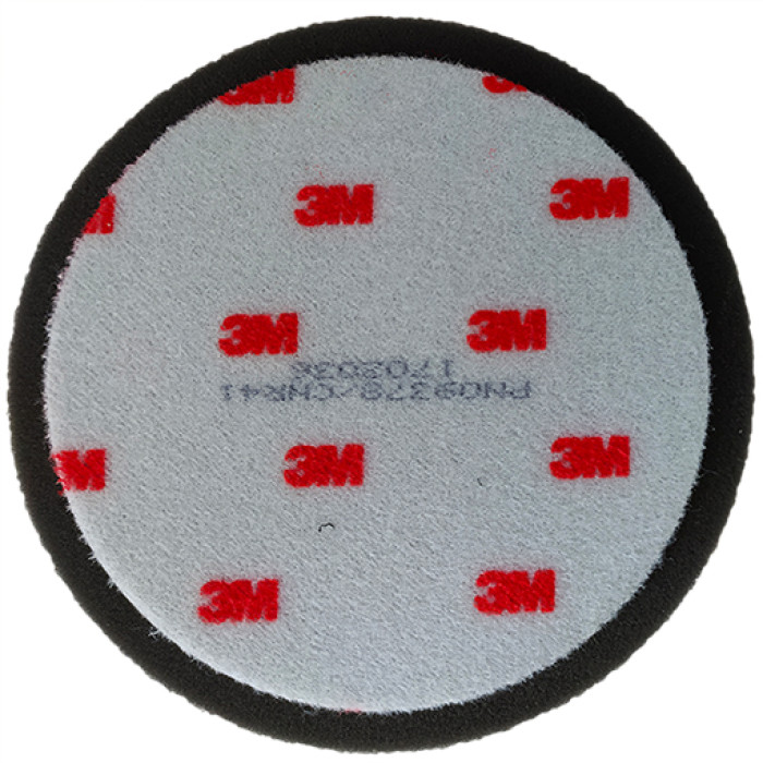 Полірувальне коло 3M 09378, чорний колір на липучці D150мм, м'який