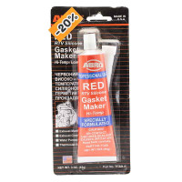 Герметик силіконовий ABRO RTV Silicone RED +343*C, червоний 85гр
