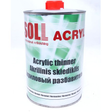 Розчинник акриловий SOLL Acrylic thinner 1л
