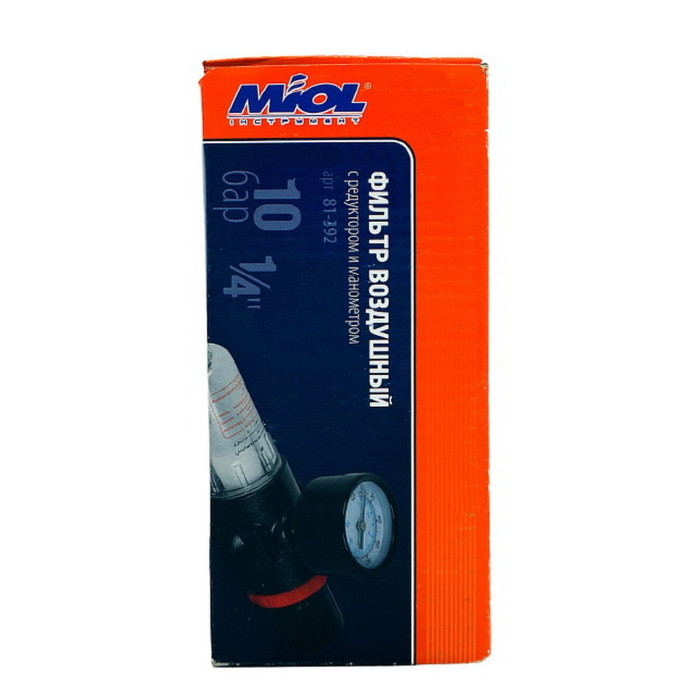 Фільтр повітряний з редуктором та манометром 1/4