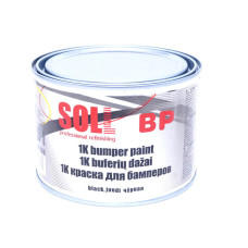 Фарба для бамперів SOLL чорна 0.5л (арт.SBP 05B)