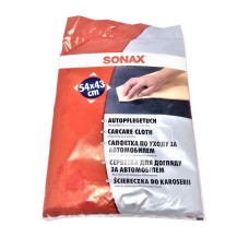 Серветка із замші синтетичної для витирання мокрого авто SONAX 54*44см