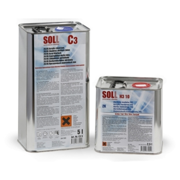 Акриловий лак HS SOLL C3, 5 л