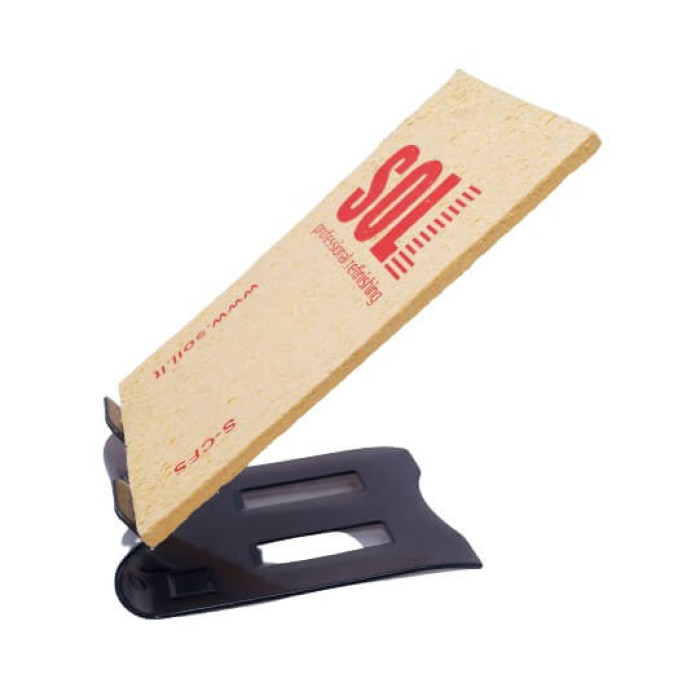 Губка пресована целюлозна SOLL 135мм x 90мм х 35мм (10шт/уп) ціна за шт.