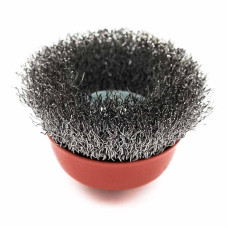 Щітка чашкова 65 мм, для УШМ, М14 (кручений дріт) INTERTOOL BT-1065