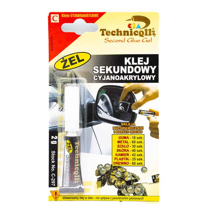 Клей секундний гель Technicqll 2гр