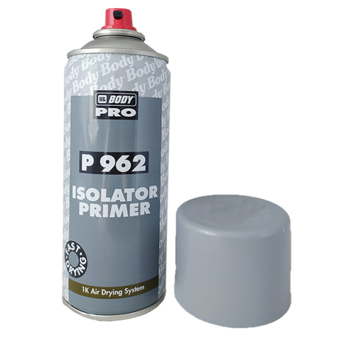 Грунт ізолюючий Body 962 Isolator 1К сіро-зелений 400мл аерозоль (арт. 5200000003)