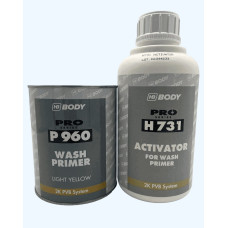 Кислотний ґрунт 960 Wash Primer з активатором (комплект) HB BODY, уп. 1+1 л