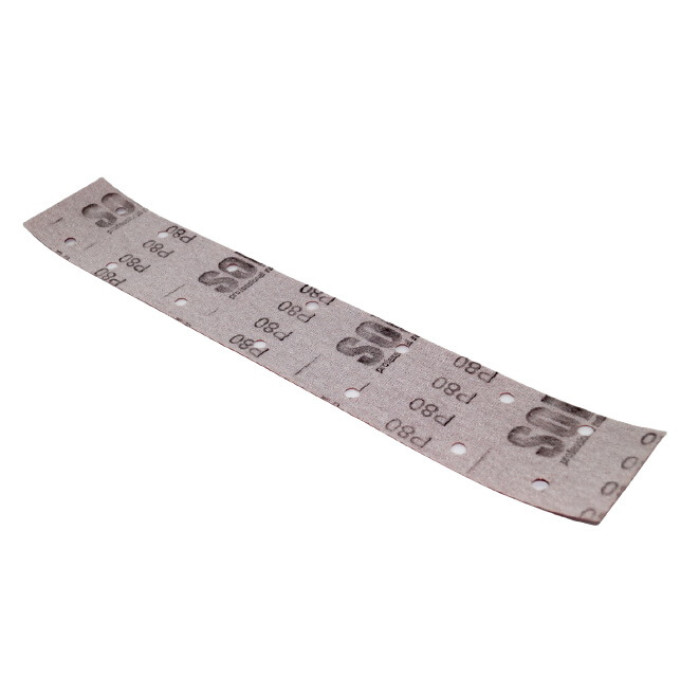 Шліфувальні листи SOLL на пластиковій основі 70 х 420 мм (Р80), 14 відп., рожевий