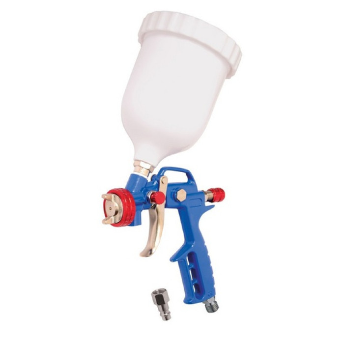 Краскопульт MASTERTOOL HP ВБ 600 мл пластик Ø1.5 мм 120-170 л/хв 3.5-5.0 бар (81-8718)