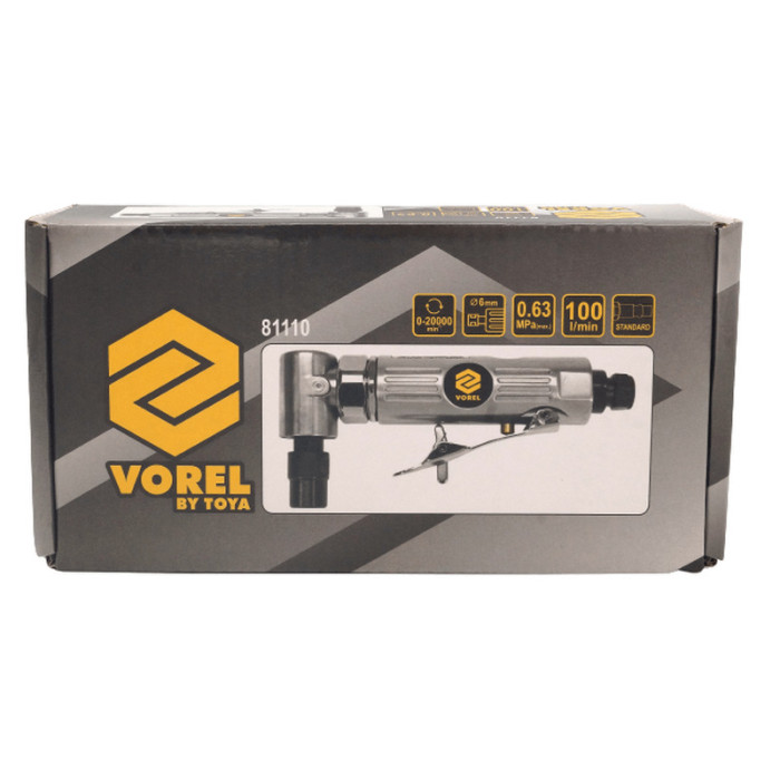 Шліфмашина пневматична кутова VOREL 1/4