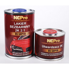 Акриловий лак 2к 2:1 NCPro 02015 HS САПФІР (1л) + затверджувач (0,5л)