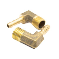 Штуцер коліно із зовнішнім різьбленням 1/4 на шланг 6мм