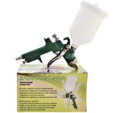 Пістолет для фарбування Speedway HVLP 1.3 / зелений / Fachowiec