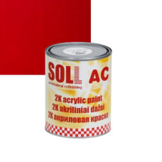Фарба акрилова SOLL Volkswagen LY3D червона 1л без затверджувача