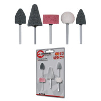 Набір шліфувального каміння (5 штук) INTERTOOL BT-0015