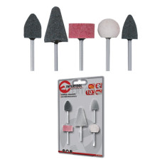 Набір шліфувального каміння (5 штук) INTERTOOL BT-0015