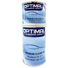 Лак акриловий автомобільний OPTIMAL HS PREMIUM 1л з затверджувачем 0,5л (OPS-AL21-1500)