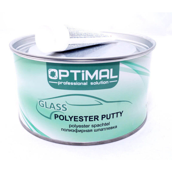 Шпаклівка зі скловолокном Glass OPTIMAL 1,7 кг (арт. OPS-GLASS-1700)
