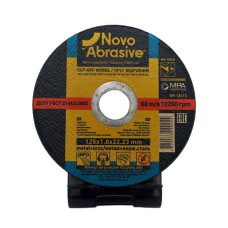 Відрізне коло по металу Novo Abrasive 25х1.0х22.23мм (арт. Wn12510)
