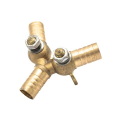 Кран під шланг трійник 10мм
