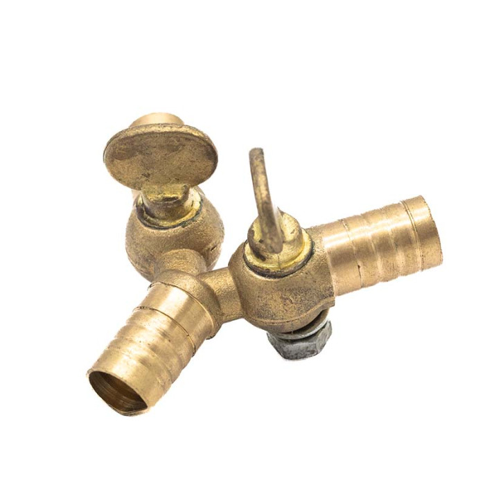 Кран під шланг трійник 10мм