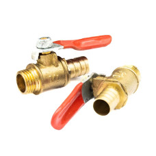 Кран під шланг 10мм перехід на зовнішній. різьблення 1/4