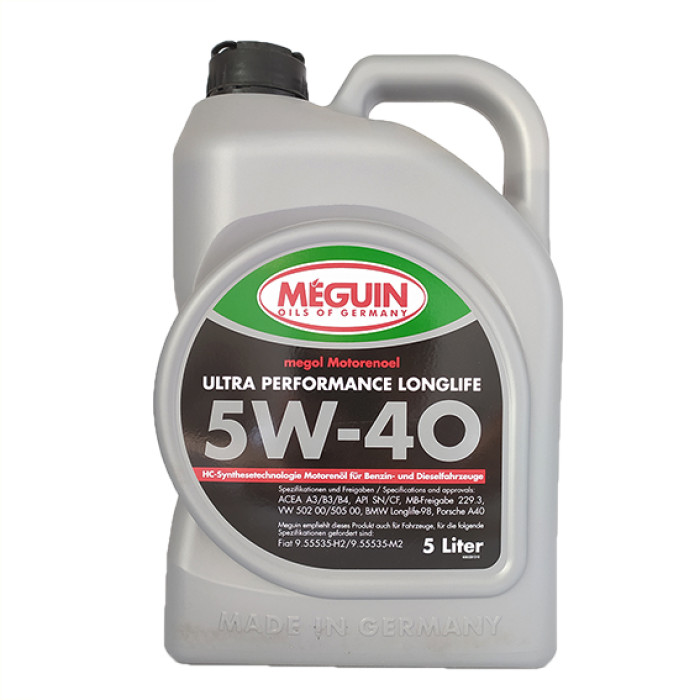 Олія моторна Meguin Megol Ultra Perf LongL 5W-40, 5 л (арт.6328)