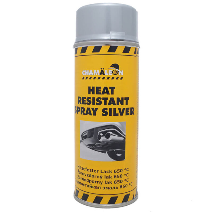 Фарба термостійка в аерозолі, срібло CHAMALEON 26602, 400 мл 650℃
