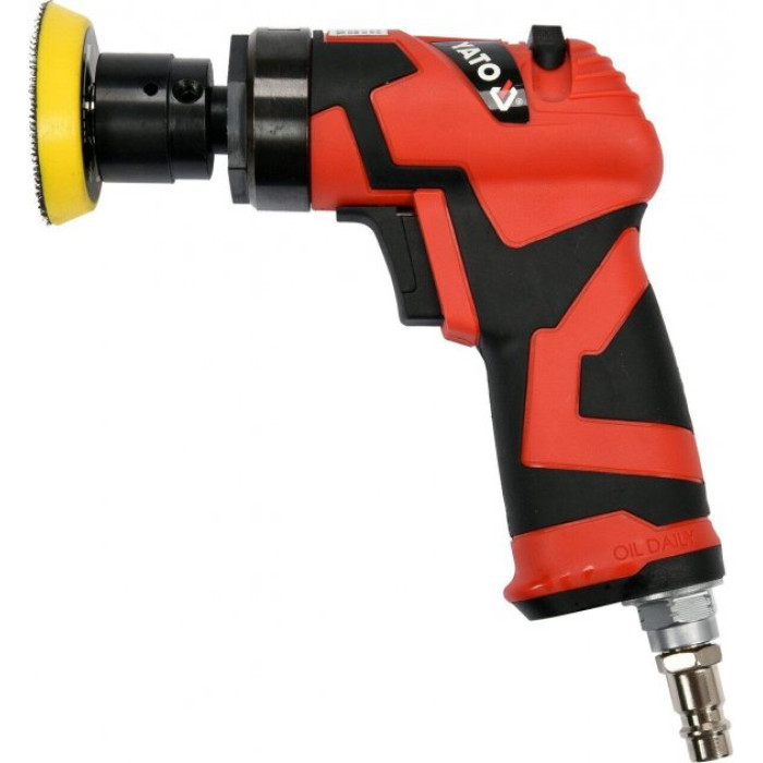 Шліфувальна машина пневматична, ексцентрикова YATO YT-09730, з диском Ø 50 мм, 113 л/хв