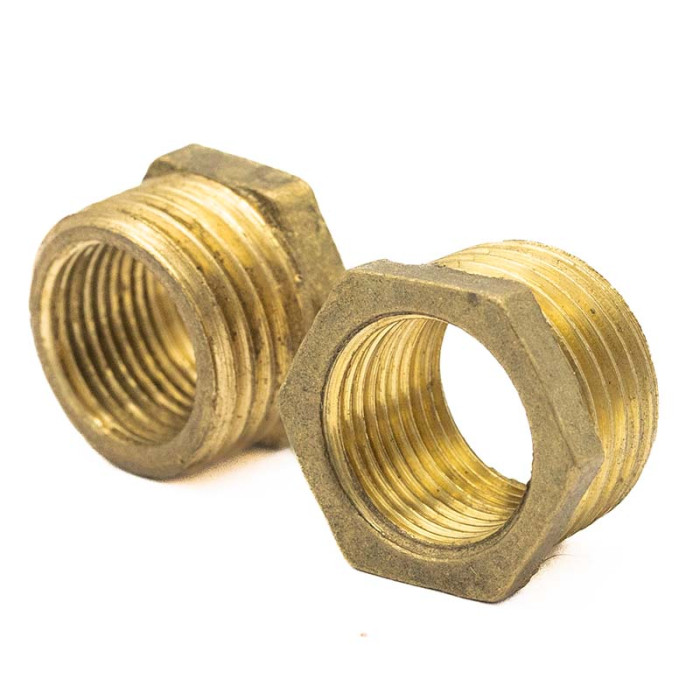 Різьбове з'єднання внутрішнє різьблення 3/8 перехід на зовнішню 1/2